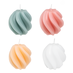 CANDELA TWIST WILD DIAM. 12CM ASSORTITO - Product Image 1