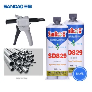 Hot Sale SD829 Curing Time 120 Minutes Milk White Glue Epoxy Resin Adhesive Ab Glue For Ceramic Metal Bonding