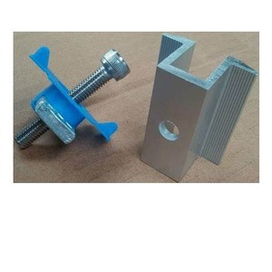 Pince de fixation pour panneau solaire en alliage d'aluminium anodisé pour système de montage solaire - Product Image 3