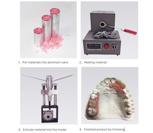 Produits de laboratoire dentaire Dentier Valplast Résine acrylique flexible Matériaux flexibles Valplast dentaire pour laboratoire dentaire - Product Image 6