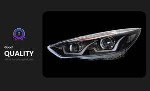 Pour <span class=keywords><strong>Ford</strong></span> <span class=keywords><strong>Focus</strong></span> <span class=keywords><strong>MK3</strong></span> <span class=keywords><strong>2015</strong></span> 2016 2017 2018, modification des phares, accessoires de voiture LED, lentille de projecteur, plug and play - Product Image 4