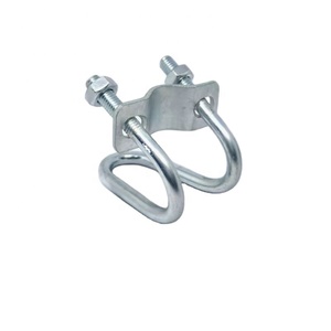 <span class=keywords><strong>Collier</strong></span> <span class=keywords><strong>de</strong></span> <span class=keywords><strong>serrage</strong></span> en U en acier inoxydable 304 galvanisé, non réglable, fixation fixe, barre <span class=keywords><strong>de</strong></span> limitation, métrique et impérial - Product Image 1