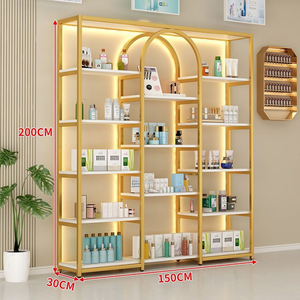 Exhibidores de Cosméticos Personalizados, Mueble de Exhibición y Vitrina de Pared para Maquillaje para Tiendas Minoristas de Maquillaje - Product Image 1