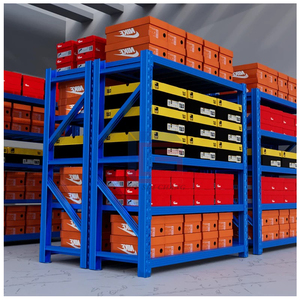 Sistema di Scaffalature a Pallet Selettive Senza Bulloni, <span class=keywords><strong>Scaffali</strong></span> <span class=keywords><strong>in</strong></span> <span class=keywords><strong>Acciaio</strong></span> Resistente <span class=keywords><strong>per</strong></span> Magazzino - Product Image 1