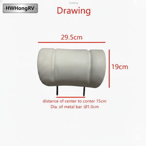 Appui-tête de siège de <span class=keywords><strong>voiture</strong></span> sport en forme de L avec noyau en <span class=keywords><strong>mousse</strong></span>, espacement des tiges de 150 mm, diamètre de 10 mm, squelette en métal moulé, réparation de siège de <span class=keywords><strong>voiture</strong></span> - Product Image 3