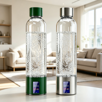 Bouteille d'hydrogène intelligente MYVOES FQ28 la plus vendue, 500 ml, générateur d'H2 moléculaire par électrolyse, contrôle par application, pression réglable, pour maison, voiture/camping-car