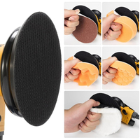Podofo Free Speed Ponceuse pneumatique 6 pouces 150 mm 12000 tr/min avec aspiration, polisseuse pneumatique pour polissage de métaux de voiture