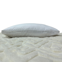 Oreiller en plumes de canard naturelles douces pour la maison et l'hôtel, hauteur de 3 cm, écologique, hypoallergénique, antibactérien, non toxique, respirant