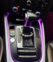 Lampu Ambient Audi A4 B8 64 Warna Dynamic Symphony Interior LED Aksesoris Lampu Ambient Mobil Kit Peningkatan Pencahayaan