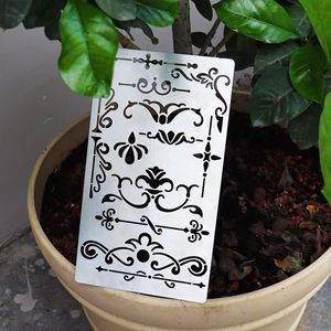 Règle de dessin en acier inoxydable, 10,2x17,8 cm, pour le gribouillage, le dessin de dessins animés et l'artisanat - Product Image 3