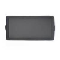Plateau de cuisson rectangulaire carré pour accessoires de cuisine, 4 pièces, séparateurs en silicone, plaque de cuisson en silicone pour four, friteuse à air