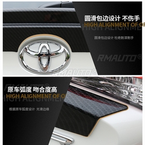 Pour Toyota CHR C-HR 2017 2018 Spoiler arrière en faux carbone Pièces automobiles Spoiler de coffre arrière - Product Image 5