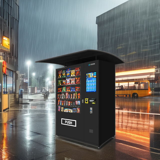 Smart 24H Commercial Outdoor Automatic Snack and Drink Combo Vendor with Keypad Automatic Vending Machine