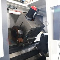 Tour à métaux CNC de haute précision TCK66Y, tour à métaux CNC, tour à métaux à rail incliné
