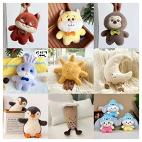 Boneka Plush Super Lembut 8 Inch, Mainan Cakar Mesin, Hadiah Ulang Tahun, Souvenir Pernikahan, Boneka Mini Lembut Grosir