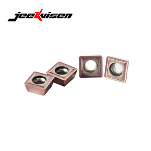 Plaquette <span class=keywords><strong>de</strong></span> fraisage CNC conçue spécifiquement pour le perçage haute performance, notamment le perçage en U et le perçage <span class=keywords><strong>à</strong></span> grande vitesse SPMG090408-PG JA215P - Product Image 3