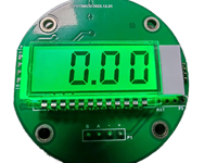 Layar LCD VA Latar Belakang Putih Layar Tampilan Teks Proses Pengeboran Tengah Mesin Pengaduk LCD Full View dengan Lampu Latar