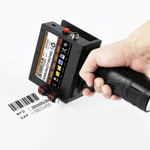 Draagbare Afdrukken Sneldrogende Inkt Kartonnen Woorden Partij Eieren Vervaldatum Handheld Inkjetprinter Codering Machines