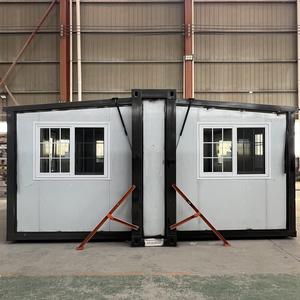 Casa contenedor plegable portátil prefabricada desmontable pequeña casa para quiosco de comida rápida salón de oficina refugio de emergencia sobre ruedas - Product Image 3