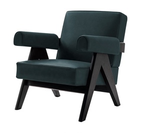 Sillón Moderno de Mediados de Siglo para Salón, con Características Ajustables, Estructura de Madera de Roble, Nogal o Fresno, para Sala de Estar - Product Image 3