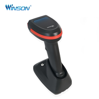 Lecteur de codes-barres 2D sans fil 2,4 G, lecteur de codes-barres POS, scanner de codes QR, scanner de codes-barres portable