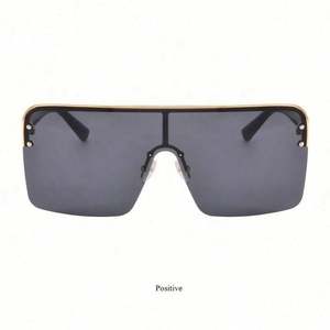 Gafas de Sol Cuadradas Extra Grandes 2019 para Mujer, Gafas de Sol de una Pieza, Gafas de Visión Nocturna - Product Image 6