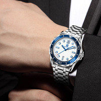Montre à quartz de luxe pour homme BEN NEVIS, bracelet en acier inoxydable, cadran à boucle, étanche, pour les affaires et la mode