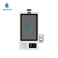 Caisse enregistreuse libre-service numérisation paiement Cash Alipay Machine de commande Kiosque libre-service pour restaurant