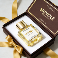 Flacon de parfum vide le plus vendu 50ML, flacon de parfum en verre personnalisé, flacon de parfum carré avec emballage boîte