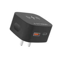 Support de charge portable pour téléphone portable, montre et écouteurs, charge rapide 15W QC3.0 Type-C, pliable, magnétique, chargeur sans fil 3 en 1