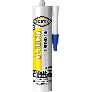 Bostik Transparente PINTURA ML 300 ACRÍLICO SILICONA AC EDILIZIA Dibujo Juguetes - Product Image 1