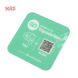 Piastra in Acrilico Personalizzata NFC per <span class=keywords><strong>Recensioni</strong></span> Google e Social Media, Menu e Mappa in Acrilico NFC per Ristoranti - Product Image 4