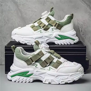 Spring 2025 New High-Top Running <b>Shoes</b> Light Weight Cushioning Lace-Up Evergreen Men's Casual <b>Shoes</b> with <b>Soft</b> <b>Soles</b> - Product Image 2