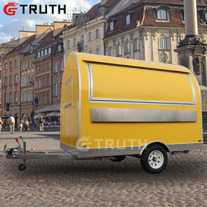 Food <span class=keywords><strong>Trolley</strong></span> Karren Streetfood Trailer Mini Size Ronde Aanhanger Food Truck - Product Image 1