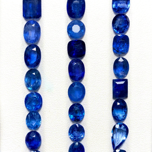 Blue Sapphire Loose Gemstones Oval <b>Cushion</b> Round Square Pear Cut Natural Stones for Ring Necklace Jewelry Making - Product Image 1