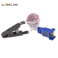 Cable USB EEPROM de 12V con Pinza para Probador de Baterías APA103, Herramienta de Diagnóstico y Programación de Llaves IM508 IM608