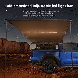 Toldo para Autocaravana, con Apertura Lateral, Impermeable, para las Cuatro Estaciones, de una Sola Capa, Tela Oxford y Vinilo, 1.6x2.5M - Product Image 5