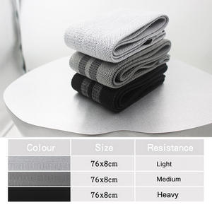 Bandes de Résistance Élastiques pour Fessiers et Hanches en Tissu Latex avec Impression de Logo Personnalisé – Lot d'Exercices pour Gluteus - Product Image 3