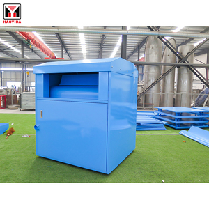USA Street Steel Clothes Recycling Bin Manufacturer Low Price Outdoor <strong>Donation</strong> Bin Storage <strong>Bucket</strong> - Product Image 5