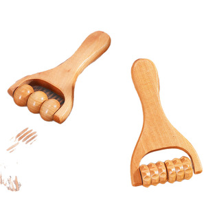 Masseur à rouleaux en bois pour le corps, les bras, les jambes, outil de soulagement des méridiens - Product Image 5