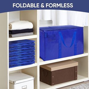 PP Laminated Heavy Duty <b>Large</b> Moving Bags Durable PE Dustproof Folding Modern Bedding Packing Set Strong Square Custom Flexible - Product Image 5