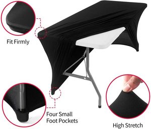 Hot Bán Stretch Spandex Được Trang Bị Stretch Dài Hình Chữ Nhật Ibm Bảng Bìa Cho Đám Cưới Ngoài Trời Tổ Chức Sự Kiện Đảng Trang Trí - Product Image 4