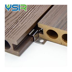 Carrelage de <span class=keywords><strong>sol</strong></span> de terrasse en bois et plastique, bricolage Wpc, idées de Design de terrasse de <span class=keywords><strong>jardin</strong></span> en acier inoxydable - Product Image 5