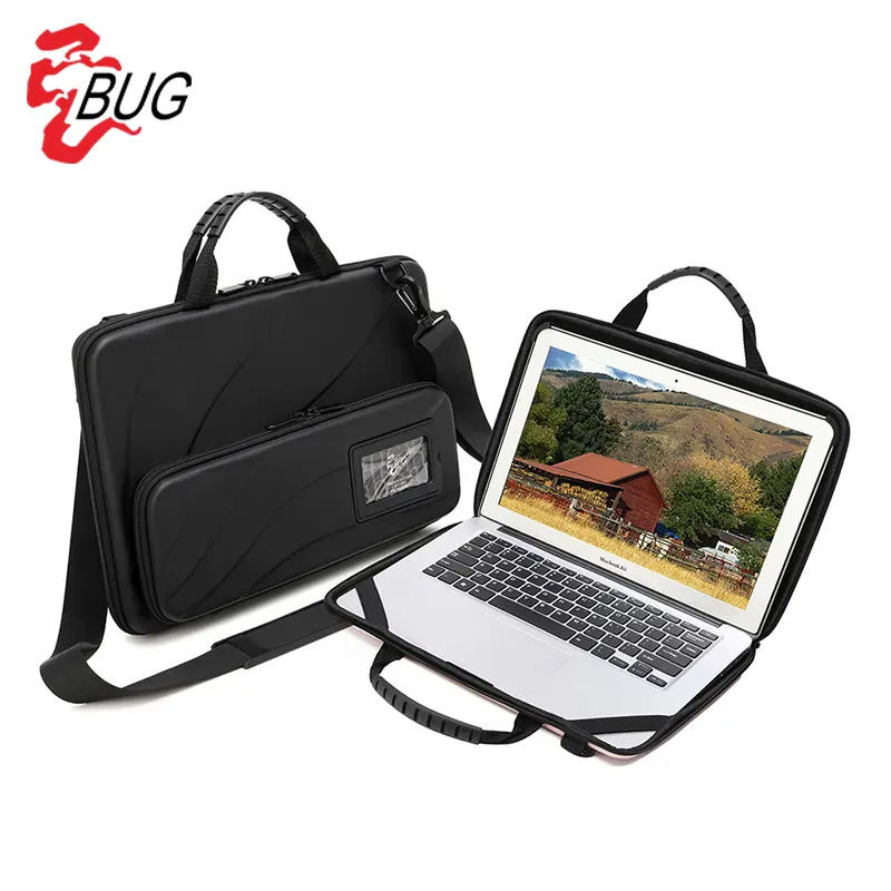 Bayanlar erkekler için fonksiyonel dizüstü sert çanta 13 inç kayış koruyucu laptop iş için hp dizüstü vaka 14 15 için kılıf kapakları