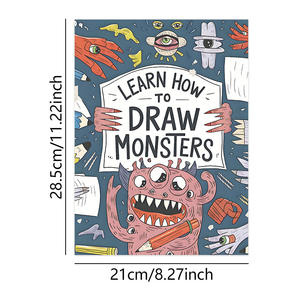 LEARNHOW TODRAW Teach You Draw Riding Horseback Stamping Drawing Book <span class=keywords><strong>Livre</strong></span> de coloriage pour enfants - Product Image 2