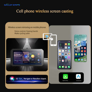 Gallop Sprite 5.99 inch motorfiets <span class=keywords><strong>GPS</strong></span>-navigator HD-scherm Android Auto Mirror Link voor-/achtercamera's IP67 waterdicht touchscreen - Product Image 2