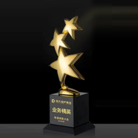 Personnalisé Métal Étoile Trophée Artisanat Personnalisé Cristal Verre Plaque Cadeau Art-Thème Sublimation Cristal Laser Animal Cube