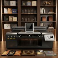 Impresora UV A2 de 2 cabezales 5060 con certificación CE para cajas de pizza y cartones, impresión rápida de embalajes, película AB, ideal para pequeños negocios.