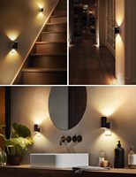Veilleuse LED branchée sur mur Crépuscule à l'aube Senso Luminosité réglable Dimmable Veilleuses pour couloir chambre escalier