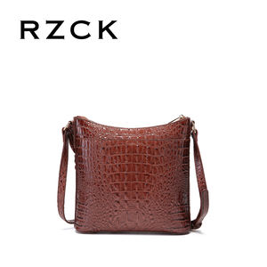 RZCK Bolsos De Mujer 复古时尚女士手袋 女士斜挎包 独特设计鳄鱼皮手袋 女士奢华品牌 - Product Image 5